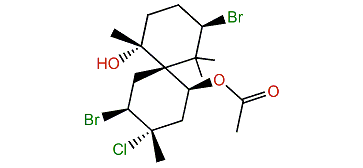 5-Acetoxy-2,10-dibromo-3-chloro-7-chamigranol