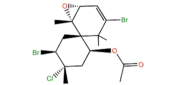5-Acetoxy-2,10-dibromo-3-chloro-7,8-epoxy-a-chamigrene