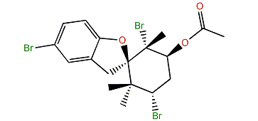 Acetyltribromospirocacoxanthene