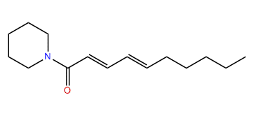 (E,E)-2,4-Decadienoic acid piperidide