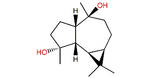Alloaromadendrane-4b,10a-diol
