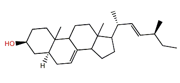 (22E,24S)-24-Methyl-27-nor-5a-cholesta-7,22-dien-3b-ol
