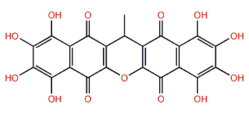 Anhydroethylidene-6,6'-bis2,3,7-trihydroxynaphthazarin