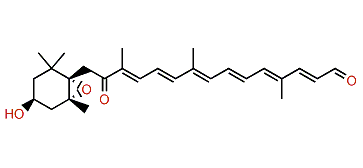 (3S,5R,6S)-5,6-Epoxy-3-hydroxy-8-oxo-5,6,7,8-tetrahydro-10'-apo-beta-caroten-10'-al