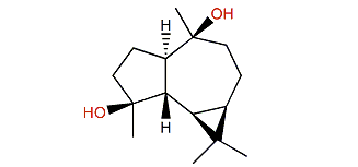 Aromadendrane-4b,10b-diol