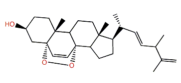 5a,8a-Epidioxy-24-methylcholesta-6,22,25-trien-3b-ol