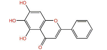 5,6,7-Trihydroxy-2-phenylchromen-4-one