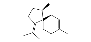 (1S)-1,8-Dimethyl-4-propan-2-ylidenespiro[4.5]dec-7-ene