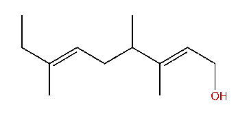 (E)-3,4,7-Trimethyl-2,6-nonadien-1-ol