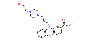 1-(10-(3-[4-(2-Hydroxyethyl)-1-piperazinyl]propyl)-10H-phenothiazin-2-yl)-propan-1-one