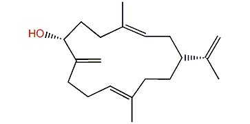 (3E,11E)-Cembra-3,8(19),11,15-tetraene-7-ol
