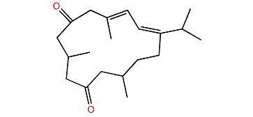 (Z,E)-Cembra-1,3-diene-6,10-dione