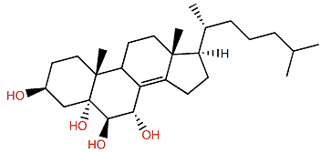 Cholest-8(14)-en-3b,5a,6b,7a-tetrol