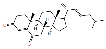 (22E)-Cholesta-4,22-dien-3,6-dione