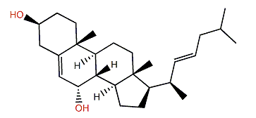 (22E)-Cholesta-5,22-dien-3b,7a-diol