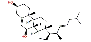 (22E)-Cholesta-5,22-dien-3b,7b-diol