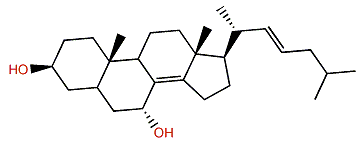 (22E)-Cholesta-8(14),22-dien-3b,7a-diol