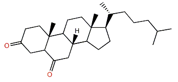 Cholestane-3,6-dione