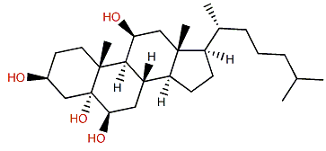 Cholestane-3b,5a,6b,11b-tetrol