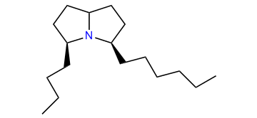 (2S,5S)-2-Butyl-8-hexylpyrrolizidine
