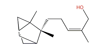 (R,Z)-5-(2,3-Dimethyltricyclo[2.2.1.0(2,6)]hept-3-yl)-2-methyl-2-penten-1-ol