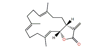 (E,E,E)-6,10,14-Trimethyl-3-methylene-cis-3a,4,5,8,9,12,13,15a-octahydrocyclotetradeca[b]furan-2(3H)-one