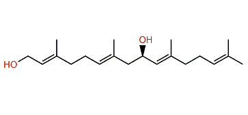(2E,6E,9R,10E)-3,7,11,15-Tetramethyl-2,6,10,14-hexadecatetraene-1,9-diol