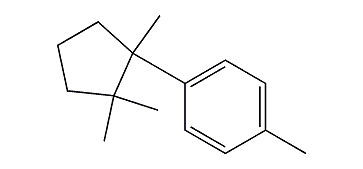 1-Methyl-4-(1,2,2-trimethylcyclopentyl)-benzene