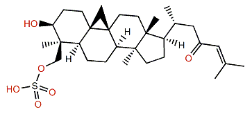 Cycloart-24-en-23-one-28-sulfate-3-ol