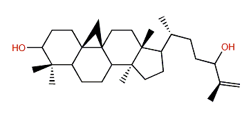 Cycloart-25-en-3b,24-diol