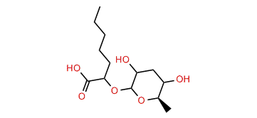 (2)-(6R)-(3,5-Dihydroxy-6-methyltetrahydropyran-2-yloxy)heptanoic acid