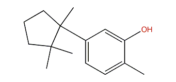 2-Methyl-5-(1,2,2-trimethylcyclopentyl)-phenol