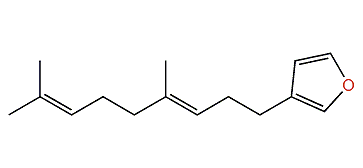 3-(4,8-Dimethylnona-3,7-dienyl)-furan