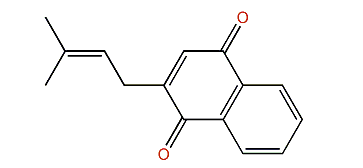 2-(3-Methyl-2-butenyl)-1,4-naphthalenedione