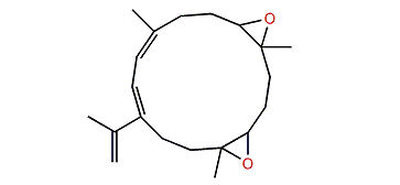 Diepoxysarcophytonene