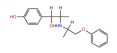 4-(1-Hydroxy-2-[(1-methyl-2-phenoxyethyl)-amino]propyl)-phenol