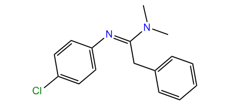 N,N-Dimethyl-2-phenyl-N-(4-chlorophenyl)-acetamidine
