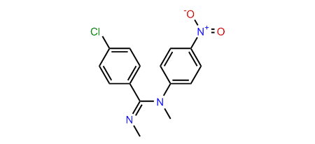 N,N-Dimethyl-N-(4-nitrophenyl)-p-chlorobenzamidine