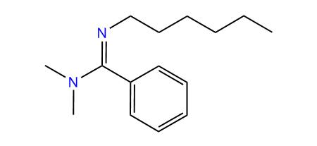 N,N-Dimethyl-N-hexyl-benzamidine