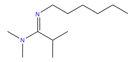 N,N-Dimethyl-N-hexyl-isobutyramidine