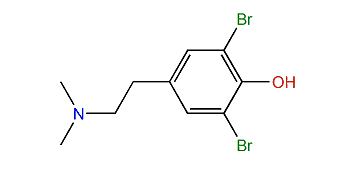 N,N-Dimethyldibromotyramine