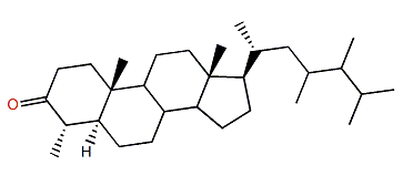 4a,23,24-Trimethyl-5a-cholestan-3-one