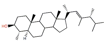 (22E,24R)-4a,23,24-Trimethyl-5a-cholest-22-en-3b-ol