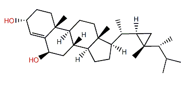 Gorgost-4-en-3a,6b-diol