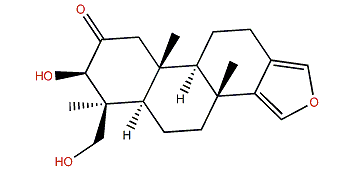 3b,19-Dihydroxyspongia-13(16),14-dien-2-one
