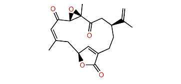 (4R,5S)-4,5-Epoxy-3,6-dioxo-7,11,15-cembratrien-20,10-olide
