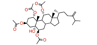 Ergost-24(28)-en-1a,3b,6b,11a-tetraacetyl-5-ol