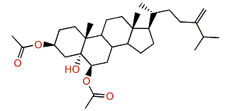 Ergost-24(28)-en-3,6-diacetyl-5-ol