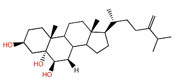 24-Methylenecholestane-3b,5a,6b-triol