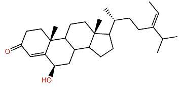 Ergosta-28-methyl-6b-hydroxy-4,24(28)-dien-3-one